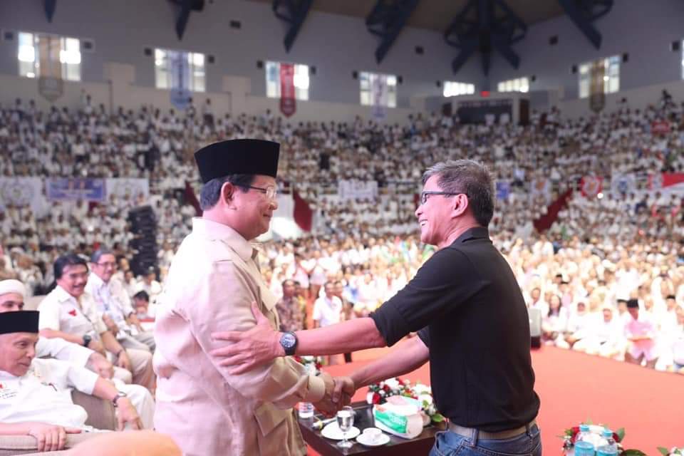 Ulama Titip Jaga NKRI, Prabowo: Masa Iya, Rocky Gerung Mau Mendirikan Khilafah?