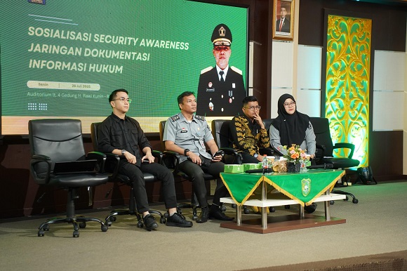 UIR Jadi Tuan Rumah Sosialisasi Security Awareness oleh Kemenkum Kanwil Riau