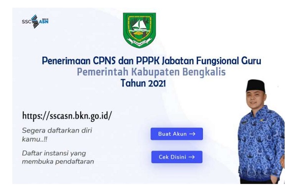 Pemkab Bengkalis Buka Seleksi  untuk 74 Formasi CPNS  dan 634 Pegawai PPPK