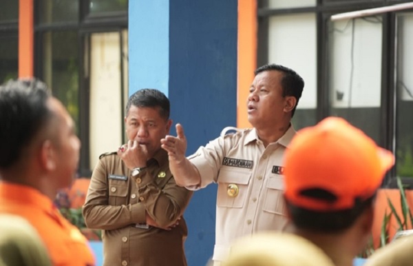 Sidak, Bupati Kuansing Deadline Kalaksa BPBD Tiga Bulan