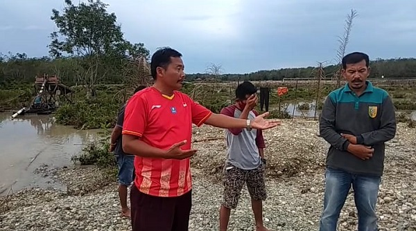 Kades Gunung Kesiangan Larang Aktifitas Penambangan Emas Ilegal di Desanya