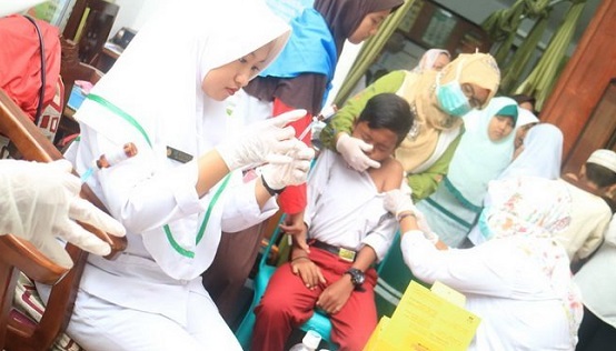 Sebanyak 4.286 Siswa Tolak Imunisasi Measles Rubella di Kota Pekanbaru