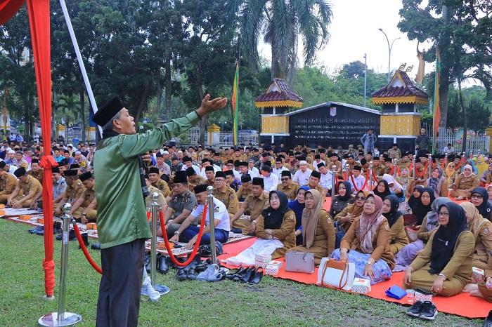 Doakan Pemilu Damai, Pemko Pekanbaru Gelar Doa Istagasah