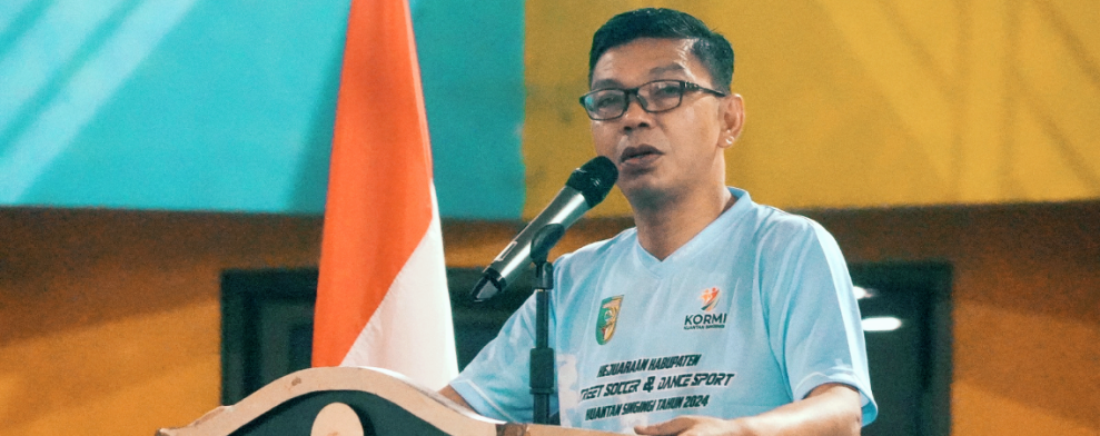 Pj Sekda Kuansing Fahdiansyah Hadiri Acara Pembukaan Kejuaraan Street Soccer dan Dance Sport Kabupaten Kuantan Singingi