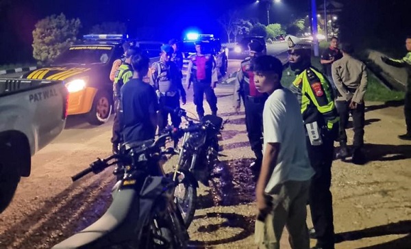 Polisi Amankan Pelaku Balap Liar di  Jalan Rusdi S Abrus