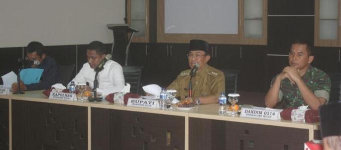 Empat Hal ini Jadi Pembahasan penting Rapat Forkopimda Inhil Bulan Ini