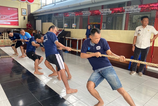 HUT RI Ke 78, WBP Lapas Kelas IIB Teluk Kuantan Gelar Berbagai Lomba
