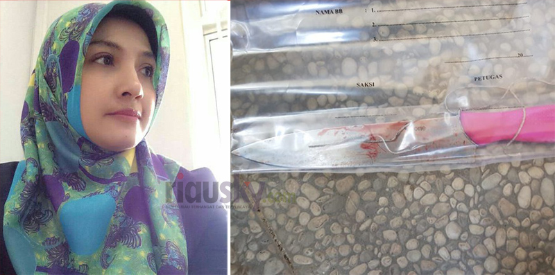 Belum Ada Tersangka Pembunuh Janda Cantik Ella Nurhayati, Polisi Uji Sidik Jari, Pisau Ini Jadi Bukti