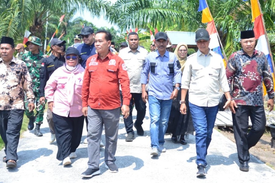 Pemkab Meranti Gesa Jalan Akses RoRo Lukit, Pembangunan Pelabuhan Ditargetkan Didukung Kemenhub