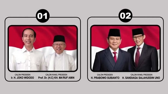Situng Pilpres 2019 di Seluruh Kabupaten Kota di Riau, Jokowi- Ma'ruf Kalah 