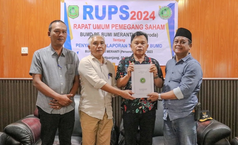 Pimpin RUPS BUMD PT Bumi Meranti, Asmar Ingatkan Tertib Administrasi
