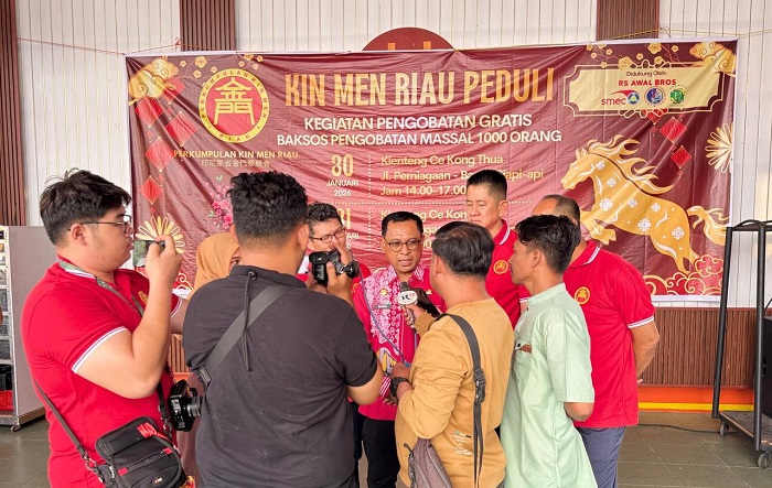 Sambut Imlek,  Perkumpulan Kin Men Riau  Gelar Pengobatan Gratis  di Bagansiapiapi