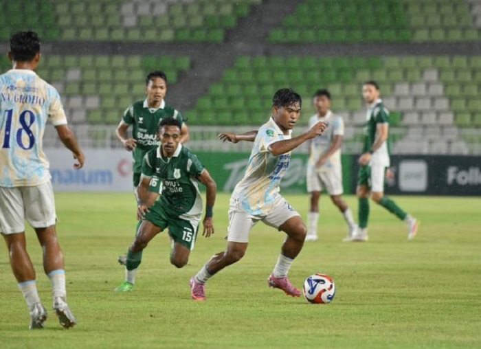 Main di Kandang Lawan, PSPS Tahan Imbang PSMS 1-1