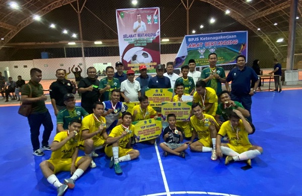 Rebut Piala Menaker, RAPP Pecundangi BRK Syariah di Liga Futsal Mayday 2023