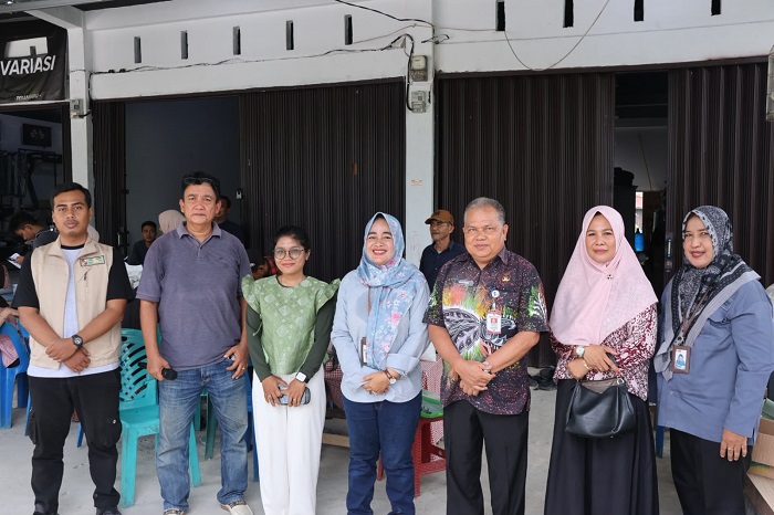DKP Lakukan Monitoring Penyaluran Bantuan Pangan di Sri Meranti dan Meranti Pandak