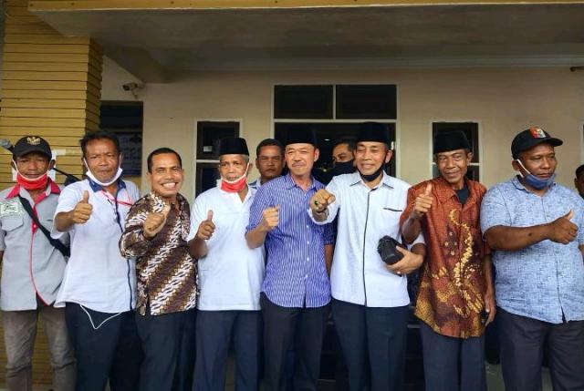 Mantan Ketua Golkar Rohil H. Nasrudin Hasan Hadiri Deklarasi Pasangan Afrizal - Sulaiman 