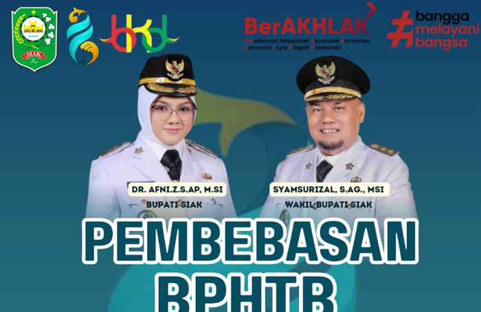 Pemkab Siak Bebaskan 100 Persen BPHTB bagi Masyarakat Berpenghasilan Rendah