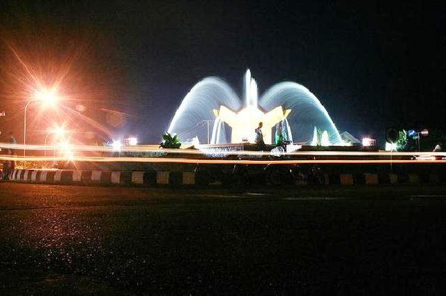 Perindah Kota Teluk Kuantan, Pemkab Renovasi Air Mancur dan Taman Kota