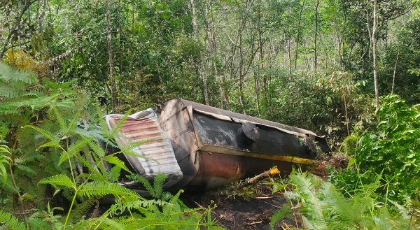 Truk Tangki CPO Terjun ke Jurang  dan Terbakar di Tanjung Alai Kampar