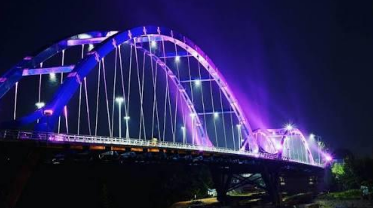 Tak Ada Acara Khusus, Jembatan Water Front  City Bangkinang Mulai Dibuka untuk Umum Hari Ini