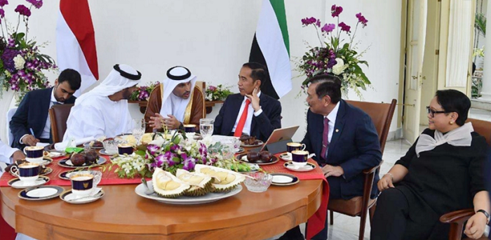 Jamu Putra Mahkota Abu Dhabi, Jowoki Suguhkan Durian, Salak dan Manggis, Ternyata Ada Maksudnya