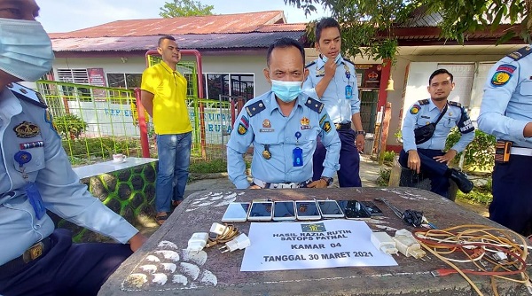 Cegah Gangguan Kamtib dan Peredaran Narkoba, Lapas Pasir Pengaraian Gelar Razia