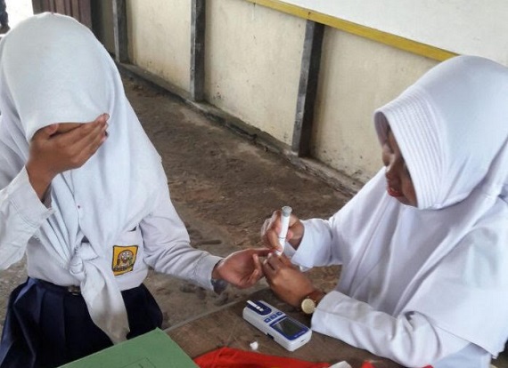 UPT Puskesmas Sungia Piring Beri Tablet Tambahan