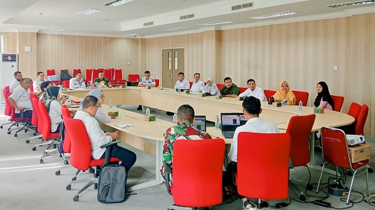 Evaluasi Percepatan Pembangunan KD KMP di Rokan Hilir, Wakil Bupati Rapat Bersama Kodim 0321