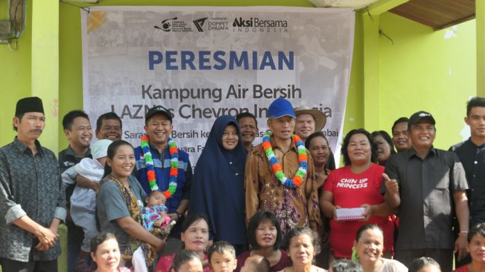 Wawako Resmikan Kampung Air Bersih LAZNas Chevron Indonesia 
