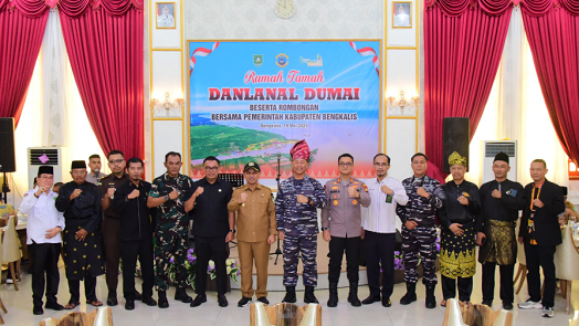Pemkab Bengkalis Sambut Danlanal Dumai, Bersinergi Bangun Daerah dan Amankan Laut