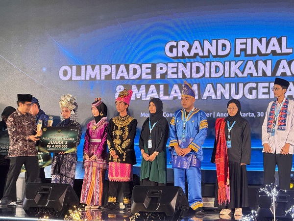 Siswi SMAN 1 Bengkalis Raih Juara 3 Nasional Lomba Pidato PAI FAIR 2025