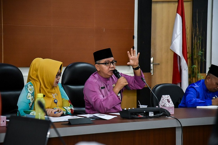 Matangkan Persiapan, Asisten I Pimpin Rapat Final Pelaksanaan Harganas Tingkat Provinsi Riau Ke -30 di Kota Dumai