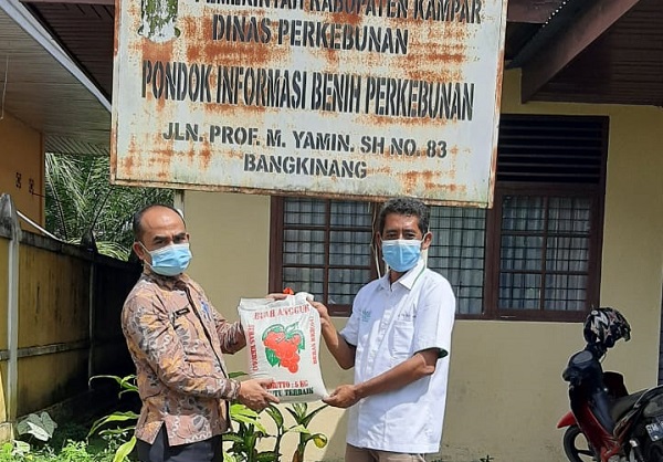 Turut Meriahkan HUT Kabupaten  Kampar, PT Tunggal Yunus Estate  Berikan Bantuan Beras