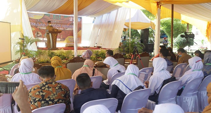Pemkab Siak Buka Kegiatan Belajar Bersama Di Museum Balairung Sri