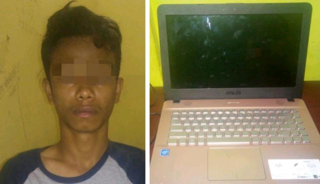 Polsek Bangkinang Kota Ungkap Pelaku Pencurian Laptop di Rumah Warga Binuang-Bangkinang