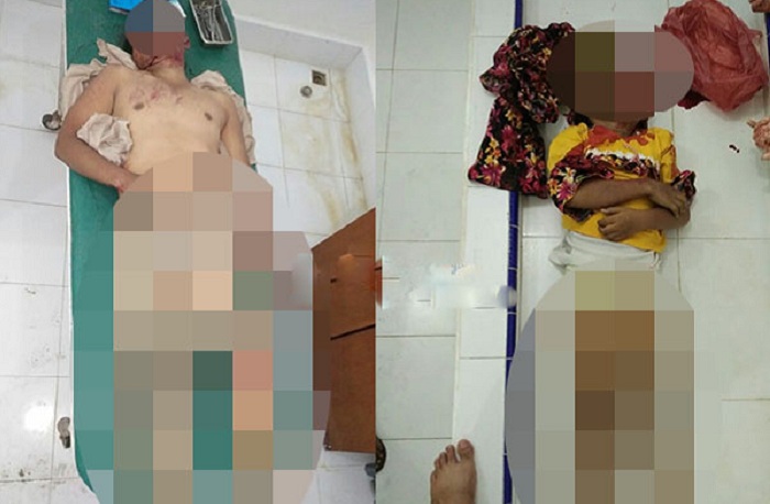 NGERI... Naik Motor Bonceng 3, Ayah dan Anak Tewas Terlindas Truk, Istrinya Sekarat