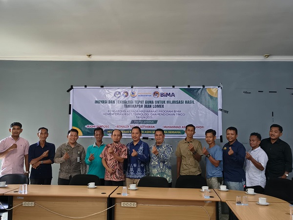 Dosen Polbeng Gelar Inovasi dan Teknologi Tepat Guna Hilirisasi Tangkap Ikan Lomek