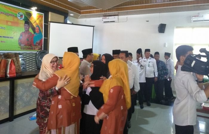 Mahyudin Jabat Plt Kepala Kanwil Kemenag Riau, Ahmad Supardi Pindah Tugas ke Lampung