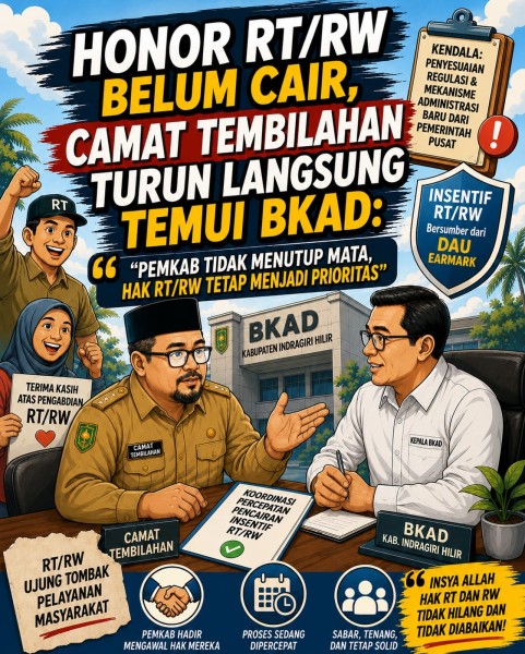 Pemkab Tidak Menutup Mata, Hak RT/RW Tetap Menjadi Prioritas