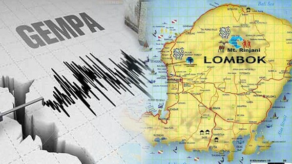BREAKING NEWS: Suara Gemuruh Disertai Gempa 5,8 SR Bikin Warga Lombok Berhamburan