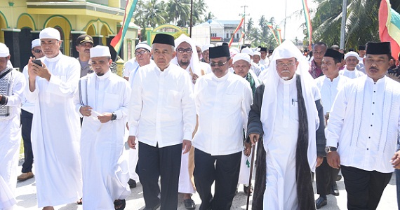 Sekda Bengkalis Resmikan Tiga Rumah Suluk di Siak Kecil