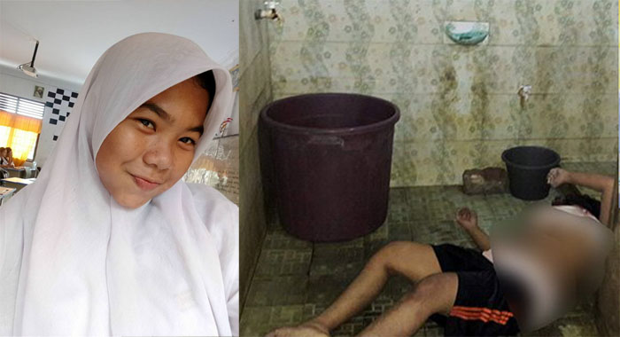 INNALILLAHI...Siswi SMA Tewas Dibunuh di Kamar Mandi, Muka Hancur, Tangan dan Mulut Diikat