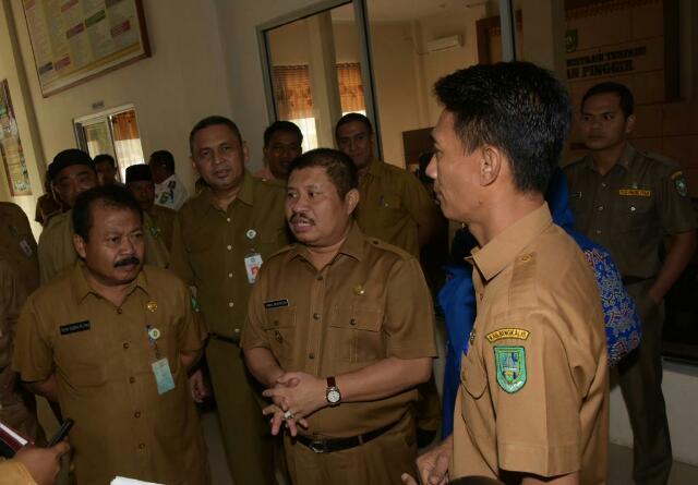 Bupati Sidak di PD Kecamatan Mandau dan Pinggir