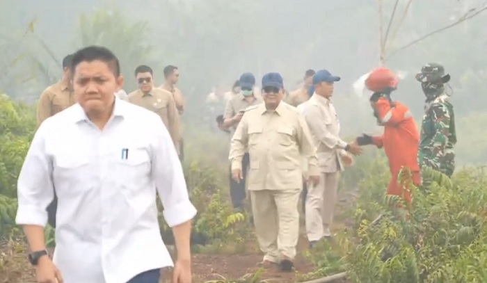 Pantau Penanganan Karhutla, Presiden Prabowo Terjun ke Kalbar