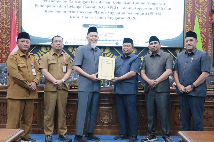 Pemkot Dumai Ajukan Perubahan KUA PPAS, APBD 2026 Bertambah Menjadi Rp2,24 Triliun