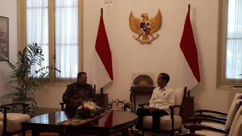 SBY Bertemu Jokowi di Istana, Bahas Apa?