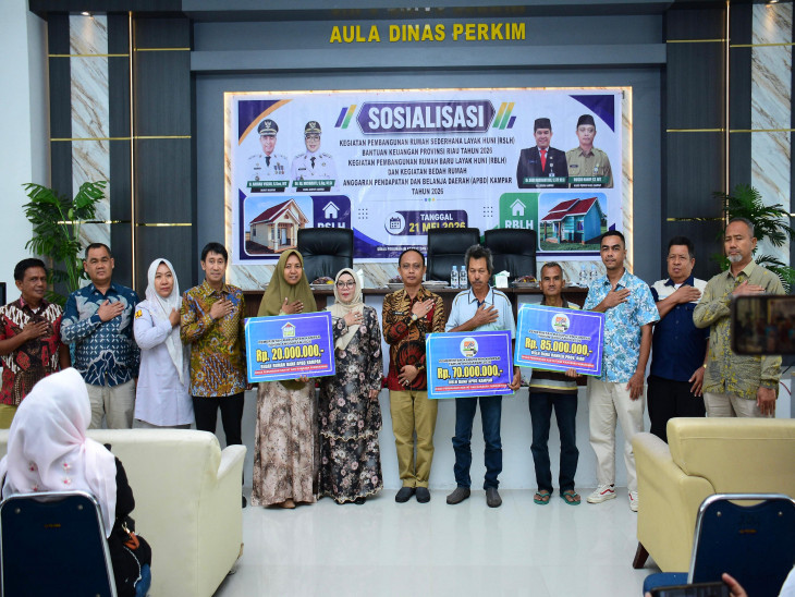 Wakil Bupati Kampar Buka Sosialisasi Program Pembangunan Rumah Layak Huni Tahun 2026
