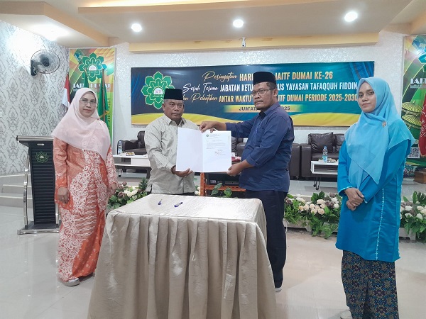 Hambali Jabat Ketua Yayasan IAITF Dumai
