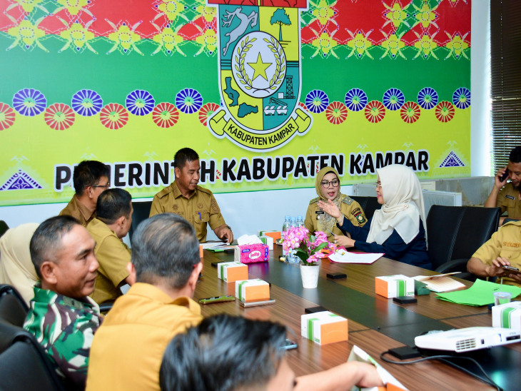 Bupati Kampar Ikuti Rakor Pengendalian Inflasi dan Sosialisasi Jaminan Produk Halal