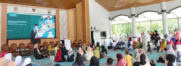 Tanoto Foundation Dorong Penguatan Pengasuhan 1.000 HPK lewat Simulasi Layanan di Rumah Rakyat Kabupaten Siak